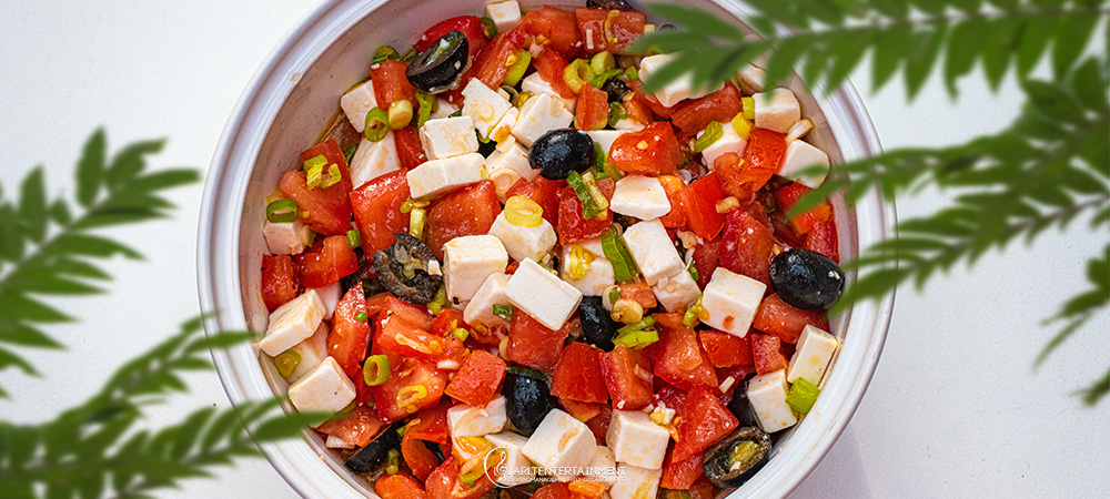 Tomaten-Feta-Salat